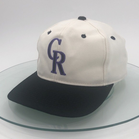 Colorado Rockies Sports Specialties Hat Baseball Cap Snapback White Black Visor